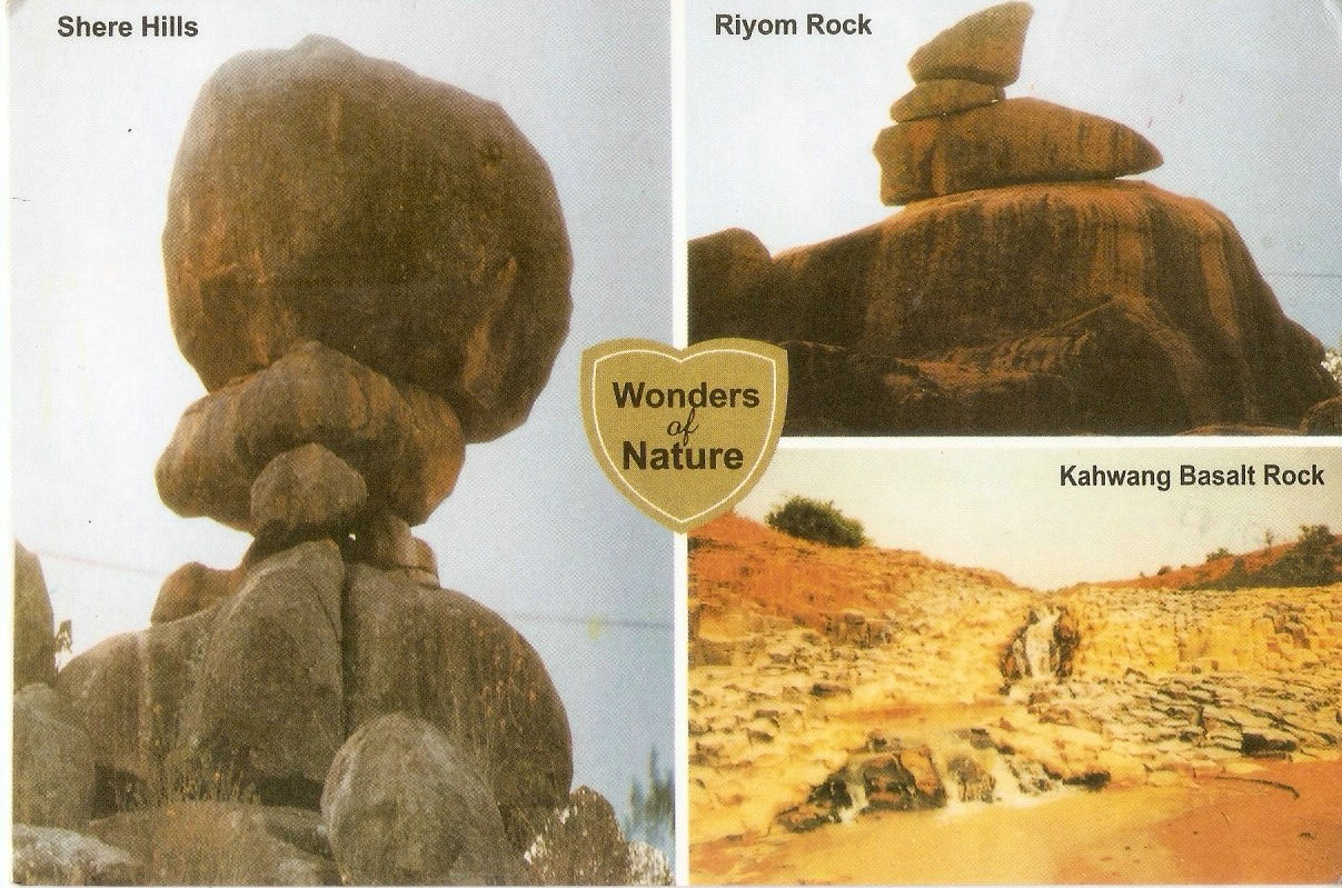 Postcard A La Carte Nigeria Rock Formations