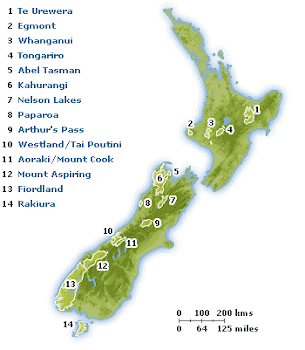 NEW ZEALAND NATIONAL PARKS