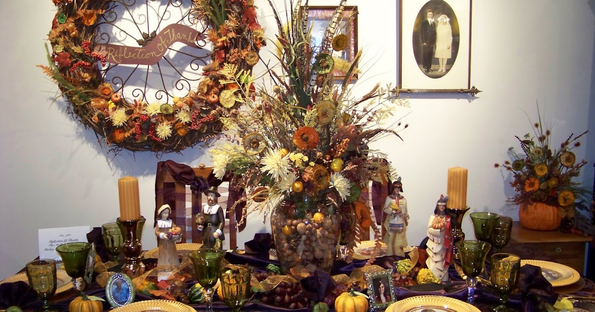 thanksgiving holiday silver decorating
