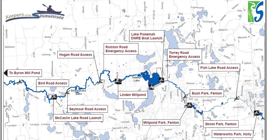 Shiawassee River (Can't find it ? scroll down ) Map Shiawassee River