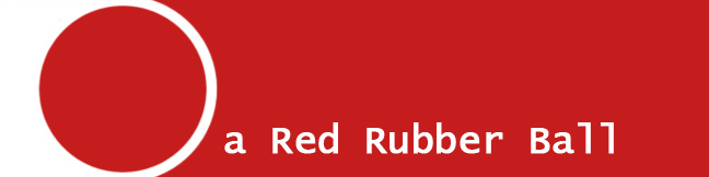 a red rubber ball