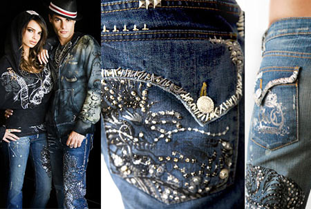 Jeans With Crystals