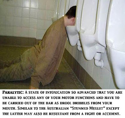 paralytic drunk