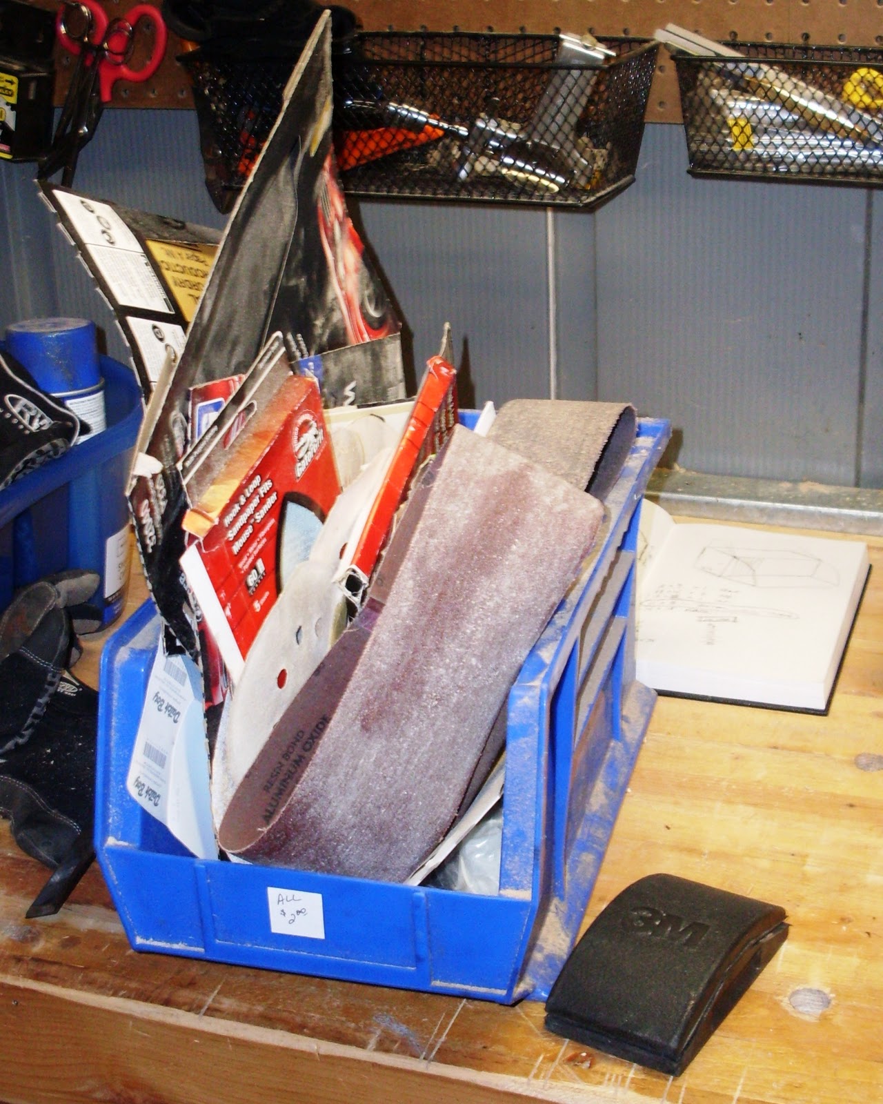 A DIfferent Kind of Sandpaper Storage