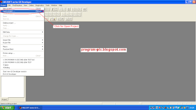 Click Open Project