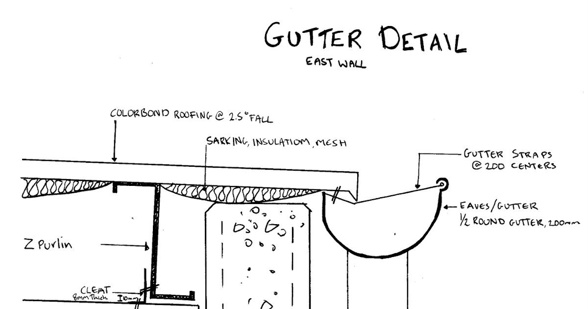 Construction and Structures 2 Gutter Detail