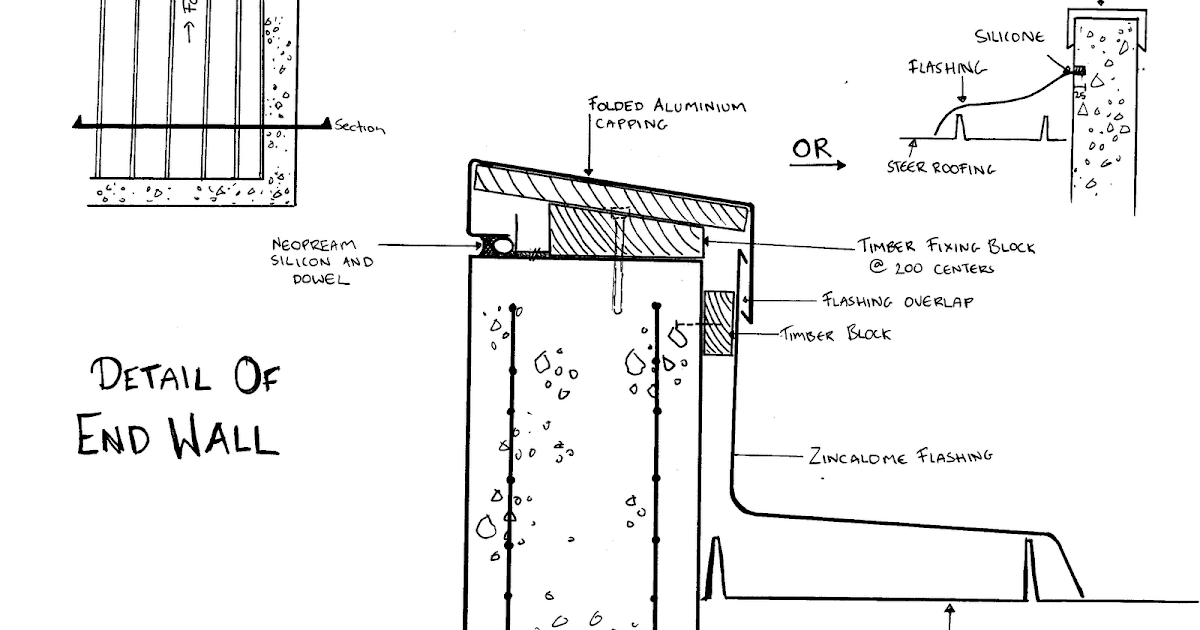 Construction and Structures 2 End Wall Detail.