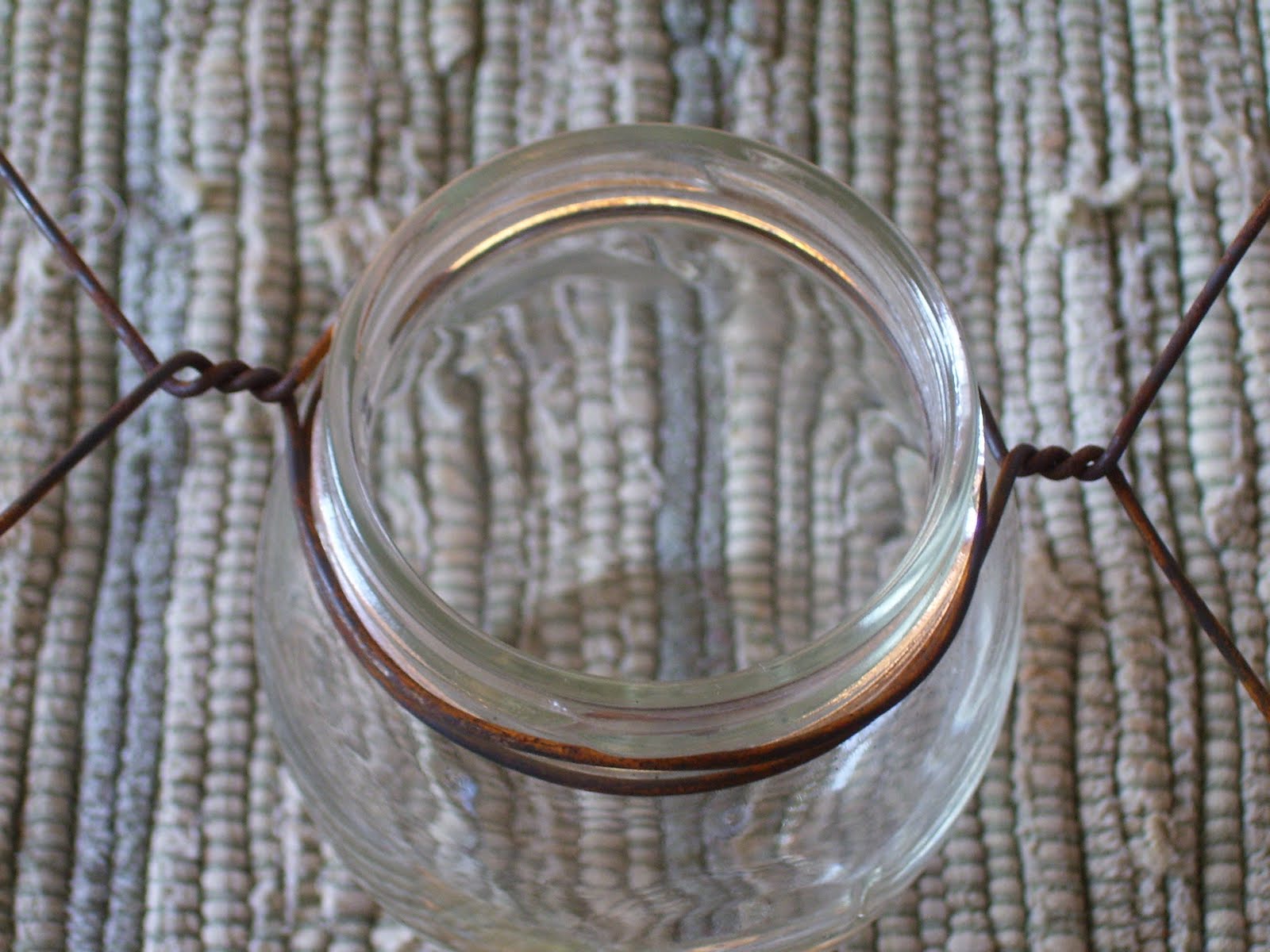 PeridotsGardenBlog How to Make a Wire Hanging Candle Holder!