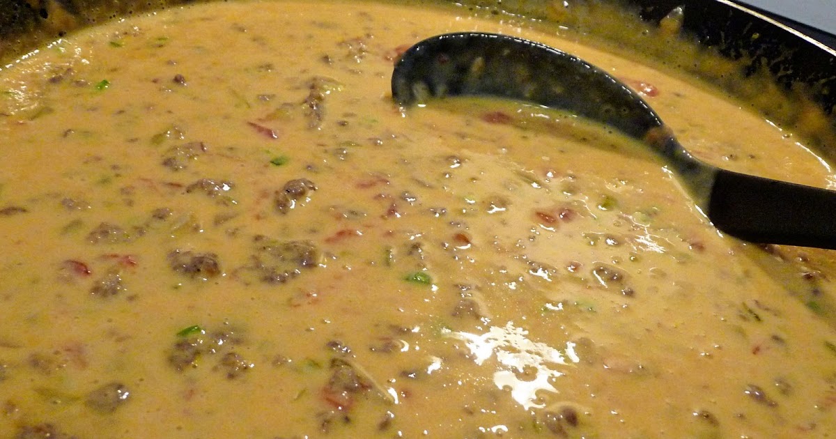 Love At First Bite Chili Con Queso Revved Up!