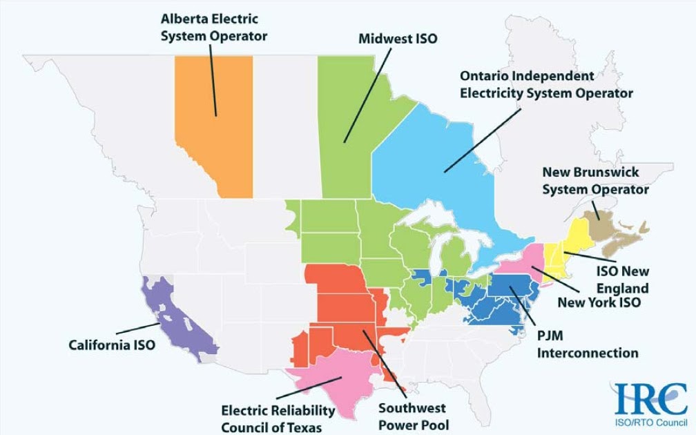 The Smart Grid Blog An Overview of the Wholesale Electricity Markets