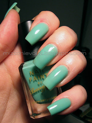 I've been on the search for a true pastel mint green nail polish for