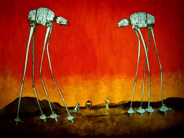 While stunning Salvador Dali's designs for the ATATs where far too 
