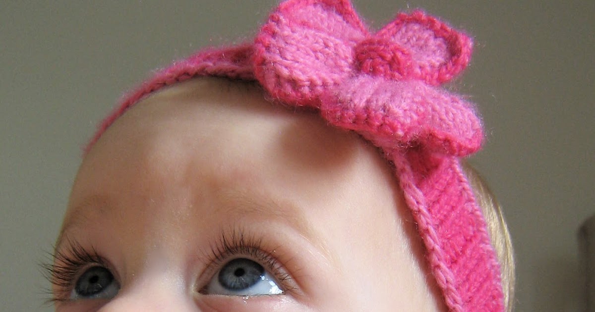 I'd Rather Be Knitting "Spring" Baby Headband