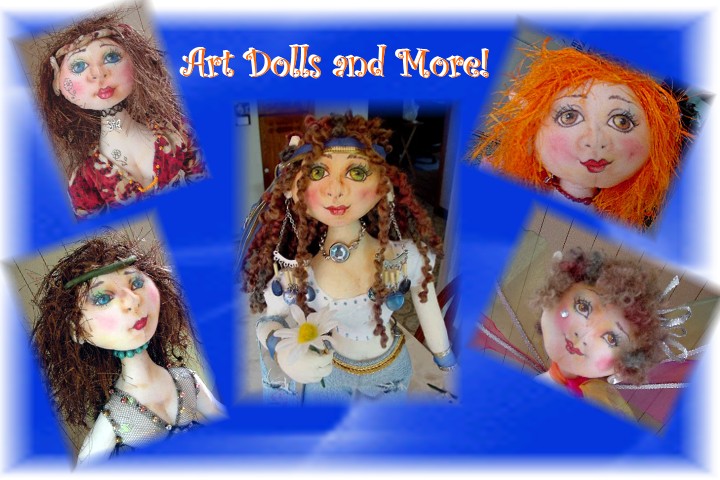 Folk Art Valentine Doll~OOAK~SOLD