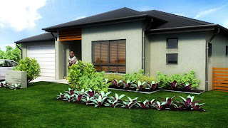 Concept Modern 3D Home Design with Natural Ideas