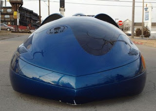 Modern Blue Djinn from Fastlane Futuristic concept car