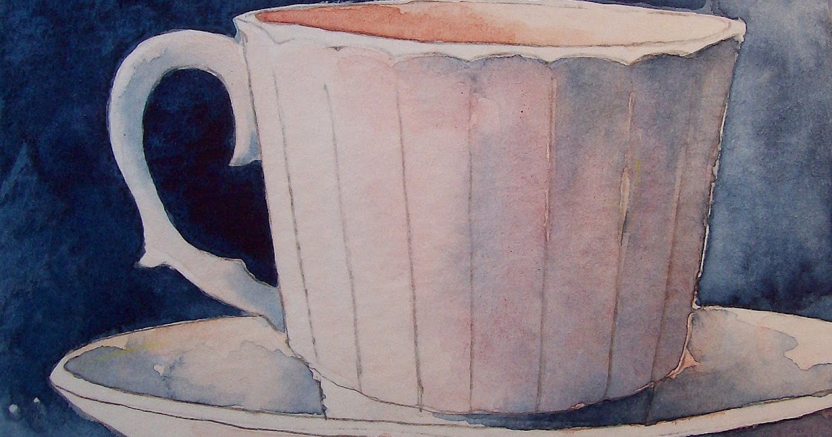 Daily Watercolors Coffee Cup Watercolor Painting