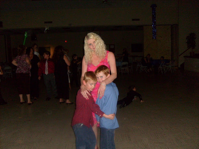 Me and my lil guys dancing during the Mother/Son dance
