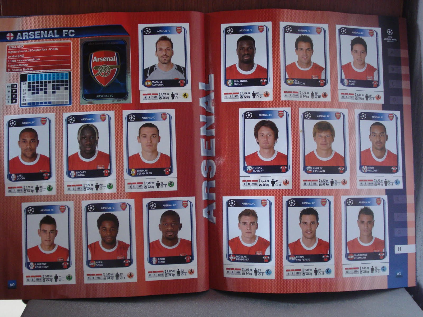 Coleccionistas de Futbol Album Champions League 2010 2011