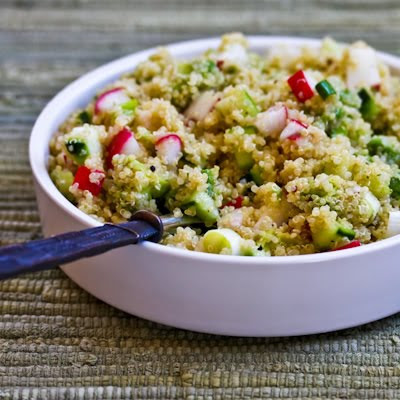 Recipes Quinoa Salad on Recipe For Quinoa Salad With Avocado  Radishes  Cucumbers  And Cumin