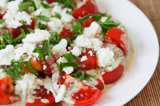 Tomatoes with Goat Cheese