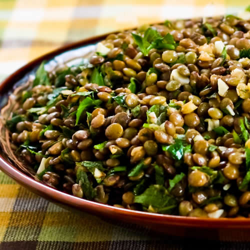 Lentil Salad - the Lebanon of cooking