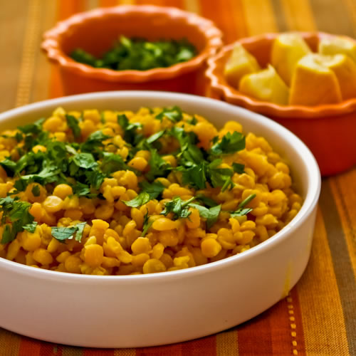 Kalyn's Kitchen® Recipe for Lemony Yellow Split Pea Side Dish with