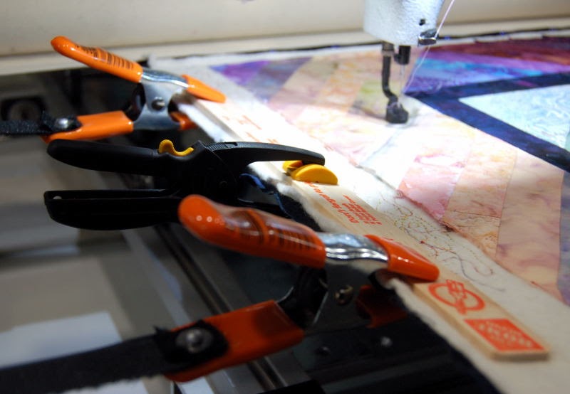 The Arkansas Man Quilter My new longarm side leaders...