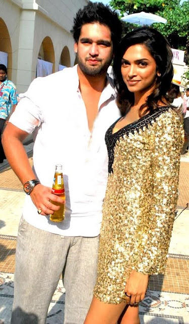Deepika Padukone with Siddharth Mallya