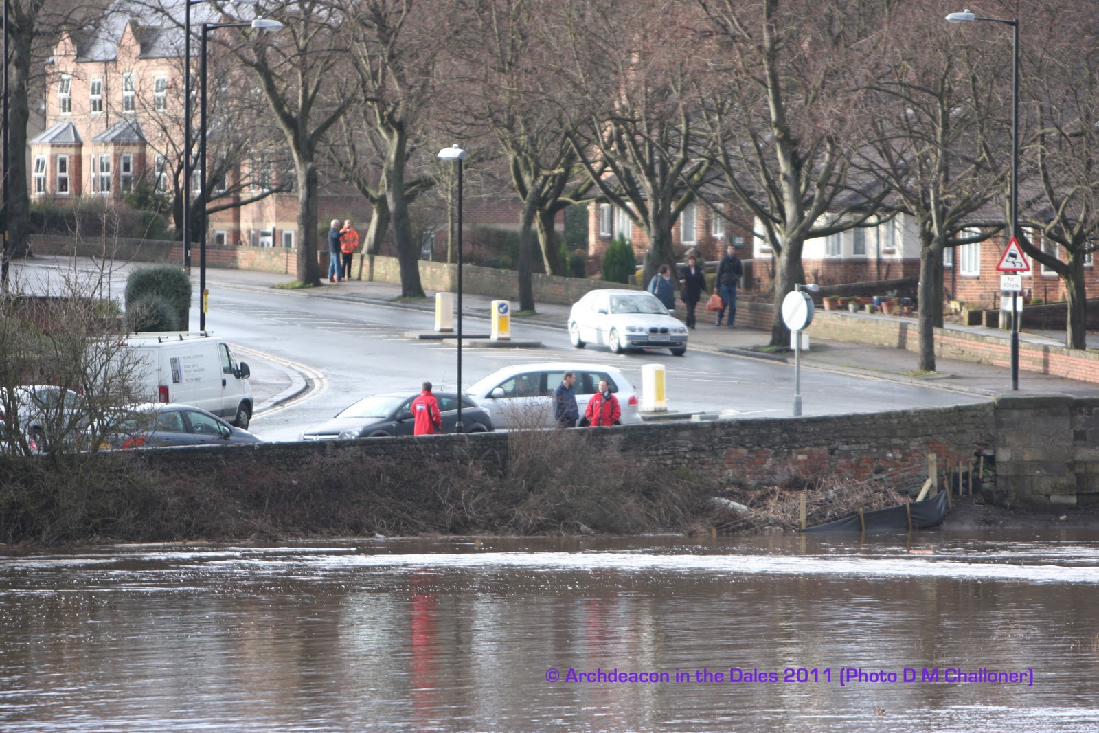 archdeacon in the dales River Ure Floods in Ripon