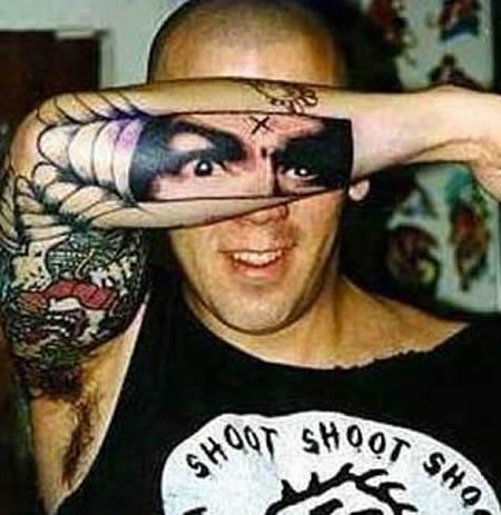 Now tell me what do you think of eye tattoos.