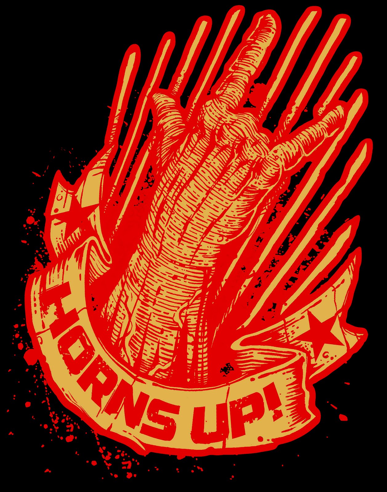 Horns Up Rocks Horns Up Rocks LOGO!
