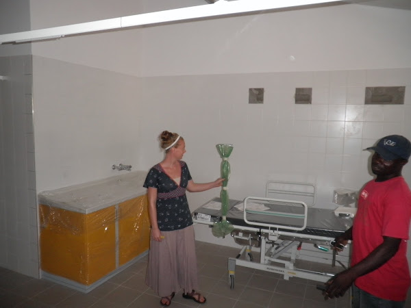 Patient room at the new clinic