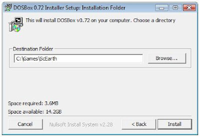 Dosbox install