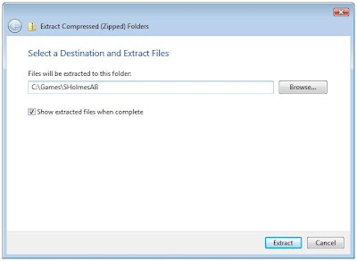 Windows Vista zip program