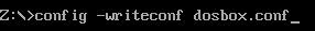 Creating the config file