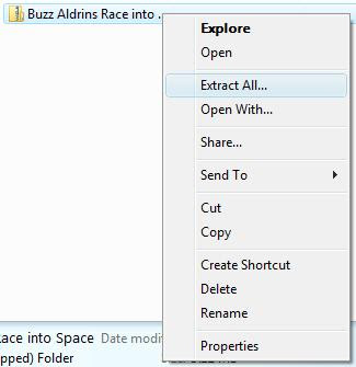 Extracting the Buzz Aldrin file
