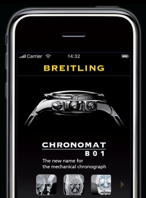 HOROLOGY CRAZY: Breitling iPhone Application