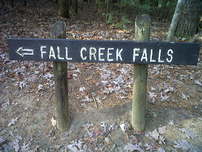 fall creek falls sign