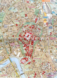 Туристическая карта Кракова