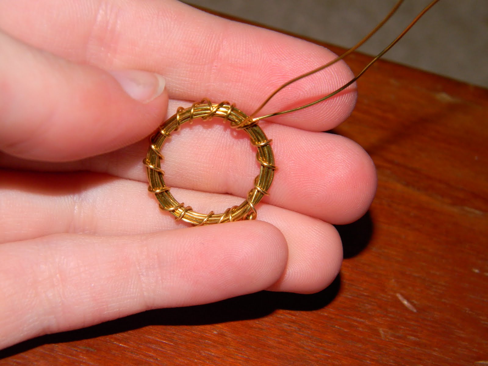 Amanda's Photo Garden DIY Stone Ring, Seashell Ring, and Seashell Necklace