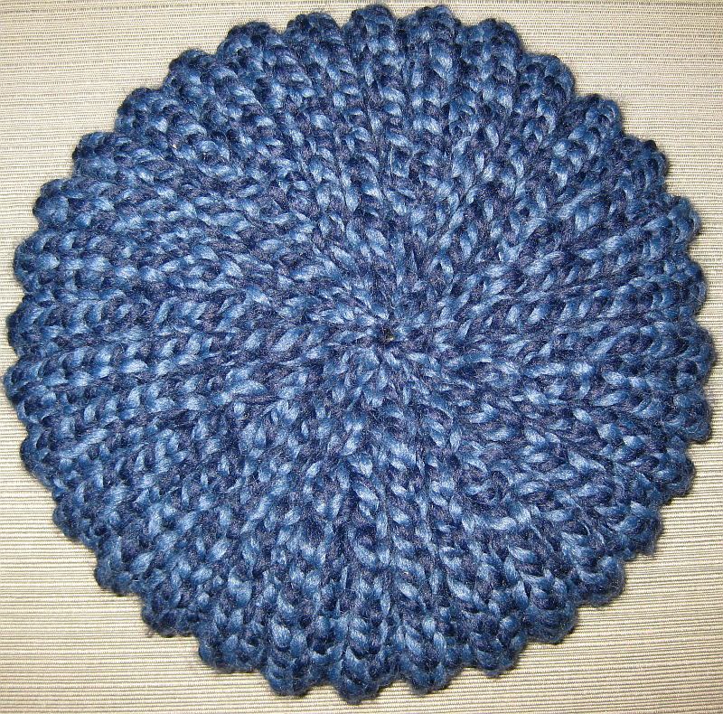 Verdigris Knits: Quick Slouchy Brioche Beret Pattern