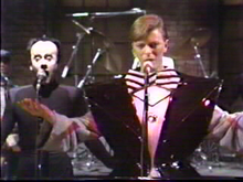 David Bowie and Klaus Nomi