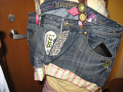 Showing off Upcycled Jeans projects