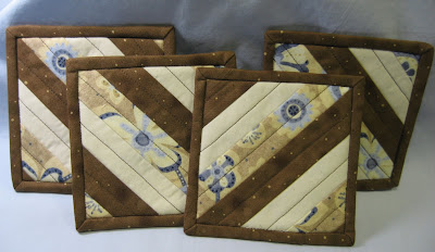 Quilted Mug Rug Coasters