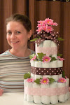 NEW!!! Custom designed Diaper Cakes available too
