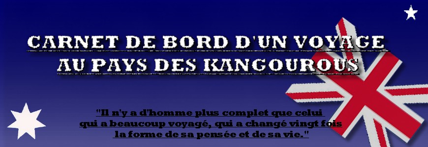 CARNET DE BORD D'UN VOYAGE AU PAYS DES KANGOUROUS