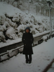 Snowing in Korea