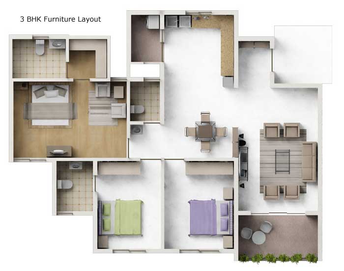 Apartment Floor Plans India