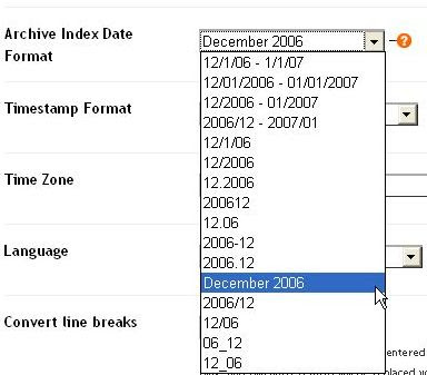 Blogger Archive Index Date Format